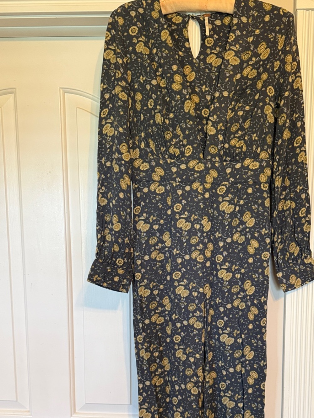 Free People Floral Jumpsuit